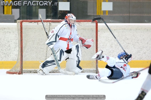 2015-11-21 Aosta B-Hockey Milano Rossoblu U14 0199 Vittorio Stiatti